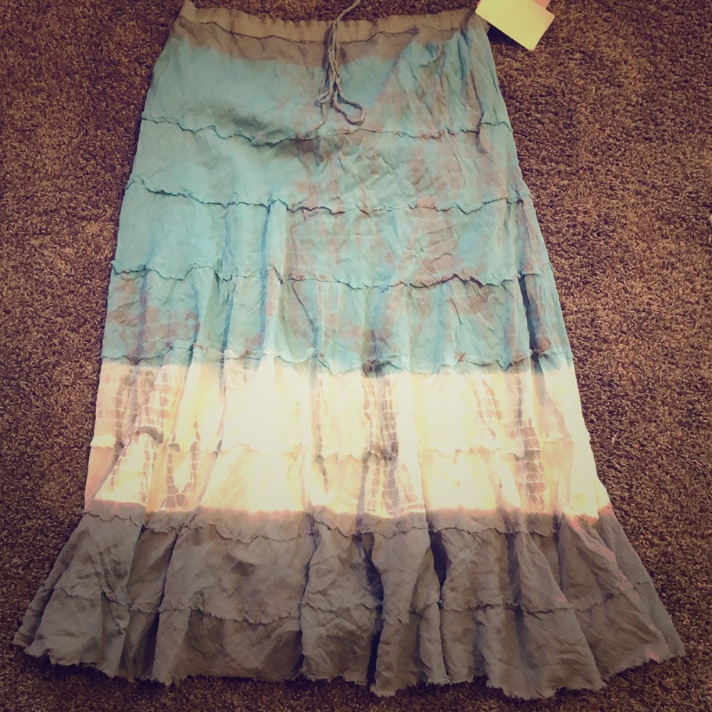 NWT Sz L Metrowear Hand dyed Skirt